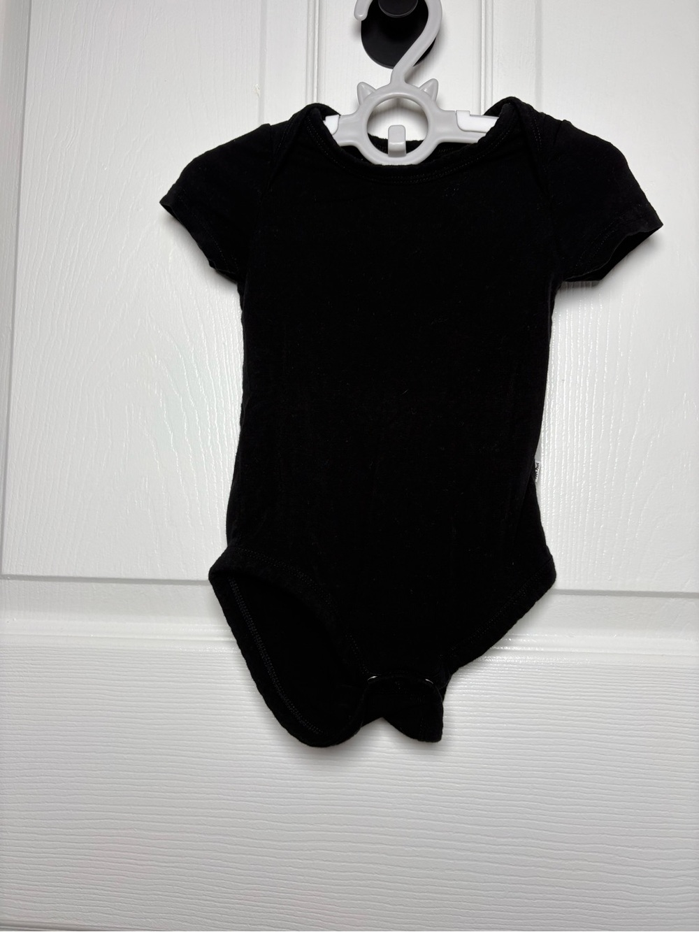 Little Sleepies Play Black Bamboo Bodysuit 3-6 Months VGUC